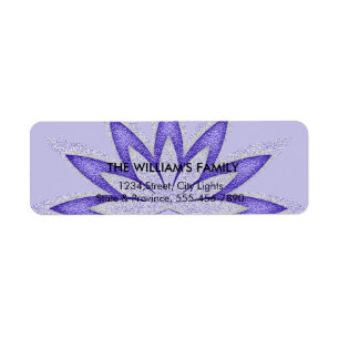 Lotus Flower Yoga Meditation Floral Purple