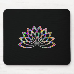 Lotus Flower Yoga Meditation Om Namaste Zen Exerci Mouse Pad