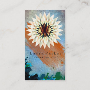 Lotus Flower Yoga Meditation Spa Holistic Business Card