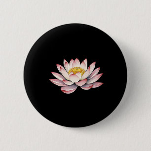 Lotus Flower Yoga Metaphysical _3 6 Cm Round Badge