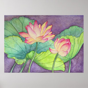 Lotus Flowers #2 Poster Print