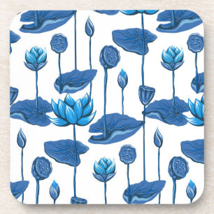 lotus flowers coaster