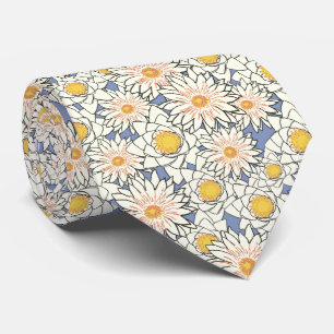 Lotus Flowers Neck Tie Necktie