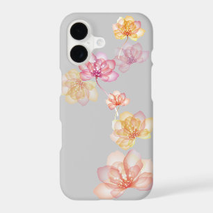 lotus flowers on grey