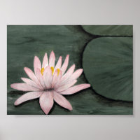 Lotus Flowers Poster Print