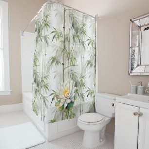 Lotus Flowers Serenity Shower Curtain