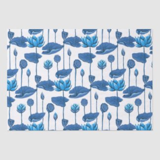 lotus flowers tissue paper