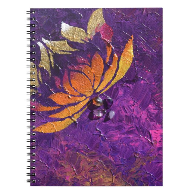 Lotus Fluff Notebook (Front)