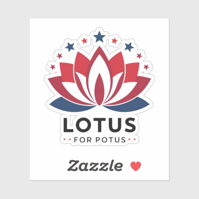 Lotus for POTUS Kamala Harris 2024  (Sheet)
