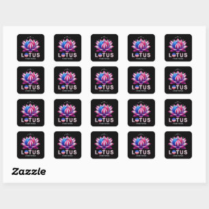 Lotus for Potus Kamala Harris Trendy Lotus Potus Square Sticker