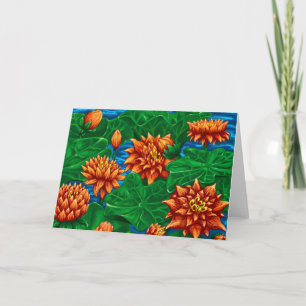 Lotus Garden Greeting Card