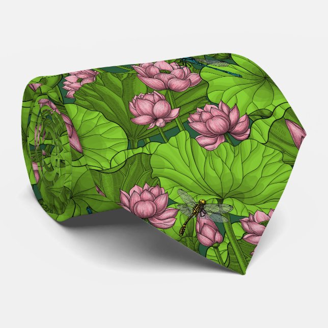 Lotus garden tie (Rolled)