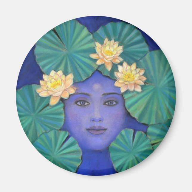 Lotus Goddess Magnet (Front)