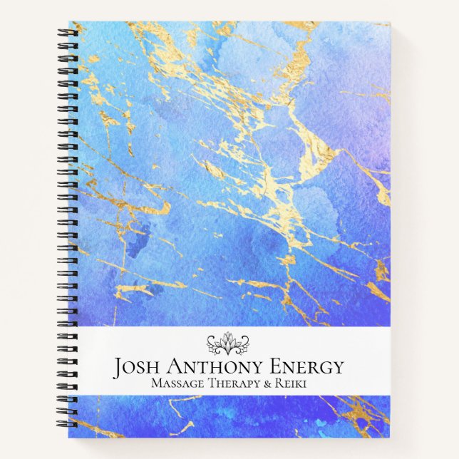 *~* Lotus Gold Pastel Nebula Galaxy Universe AP3 Notebook (Front)