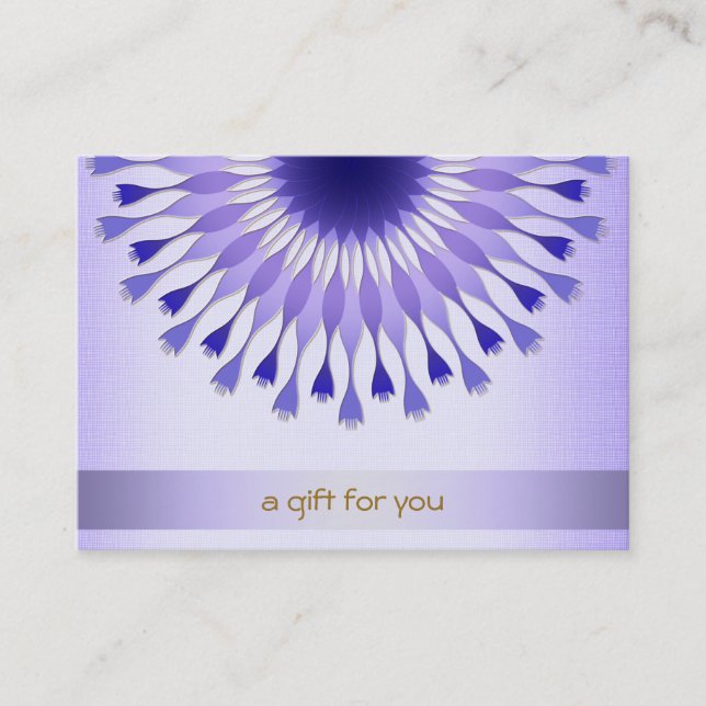 Lotus Hair Salon and Spa Gift Certificate (Front)