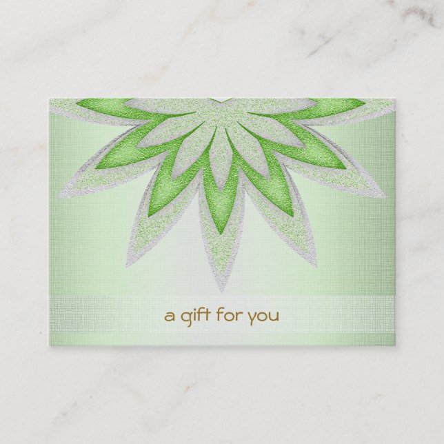 Lotus Hair Salon and Spa Gift Certificate (Front)