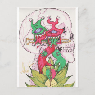 Lotus Hands Postcard