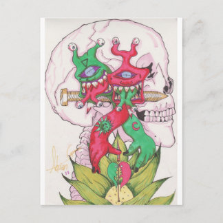 Lotus Hands Postcard