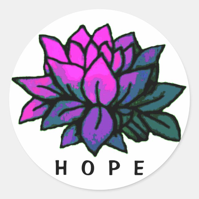 Lotus Hope Sticker (Front)