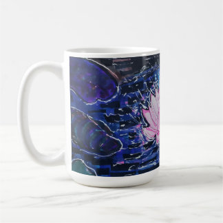 Lotus in Dark Water Coffee Mug
