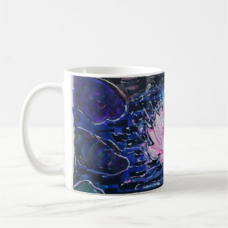 Lotus in Dark Water Coffee Mug