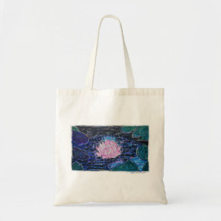 Lotus in Dark Water Tote Bag