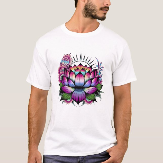 Lotus -“Inner Peace… or Just Avoiding Emails” T-Shirt (Front)
