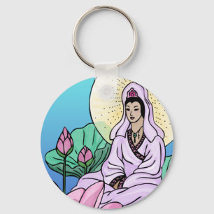 Lotus Key Ring