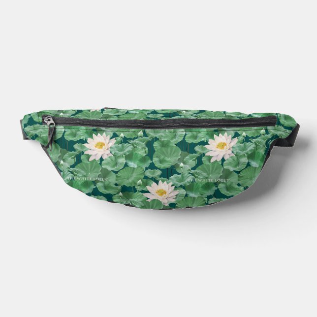 Lotus Lagoon Pattern - The White Lotus Bum Bags (Lay Down)