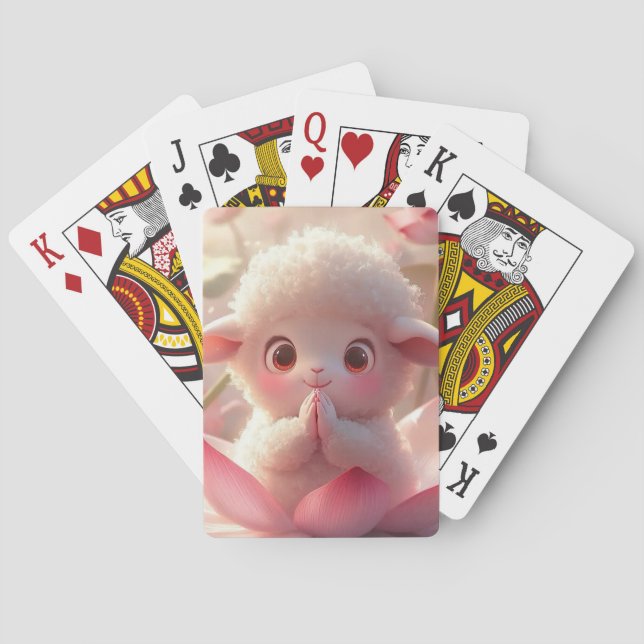 Lotus Lamb: Essence of Innocence Playing Cards (Back)