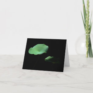 Lotus Leaves Card