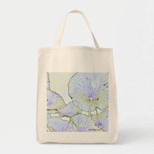 Lotus leaves tote bag
