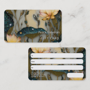 Lotus Light Awakening botanical Design Business Card