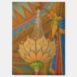 Lotus Light – Royal Pavilion Chandelier Print Magnet