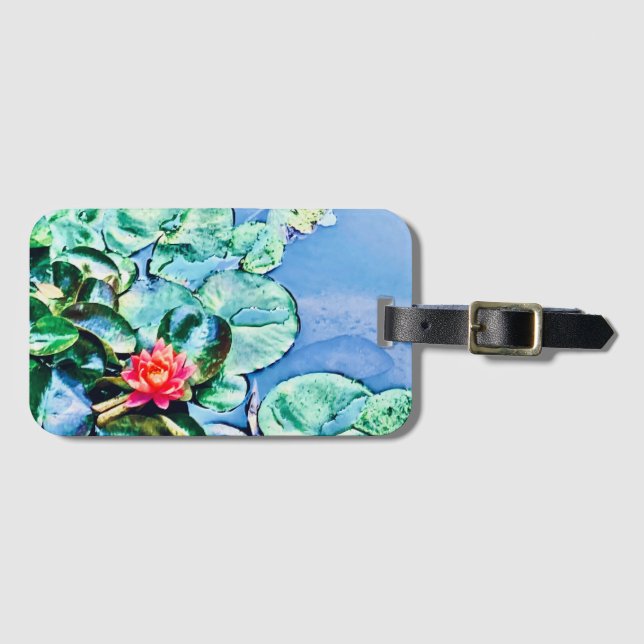Lotus Luggage Tag (Front Horizontal)