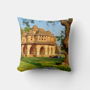Lotus Mahal, Vijayanagara, India Cushion