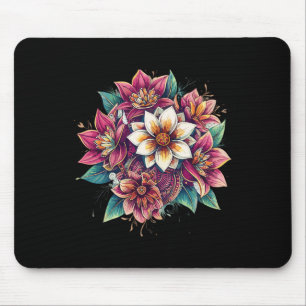 Lotus Mandala Boho Floral Yoga Meditation Zen  Mouse Pad
