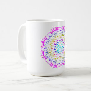 Lotus Mandala Design Coffee Mug