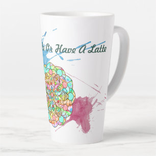 Lotus Mandala Latte Mug