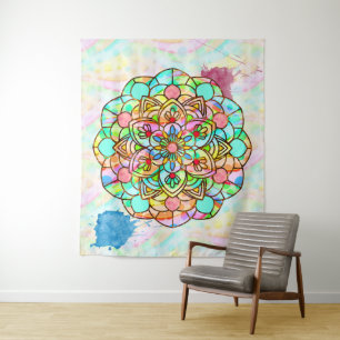 Lotus Mandala Tapestry