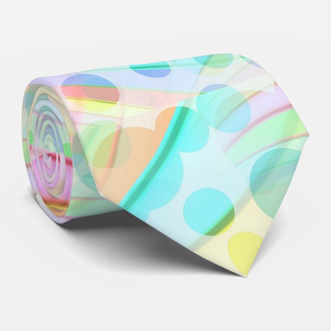 Lotus Mandala Tie (Rolled)