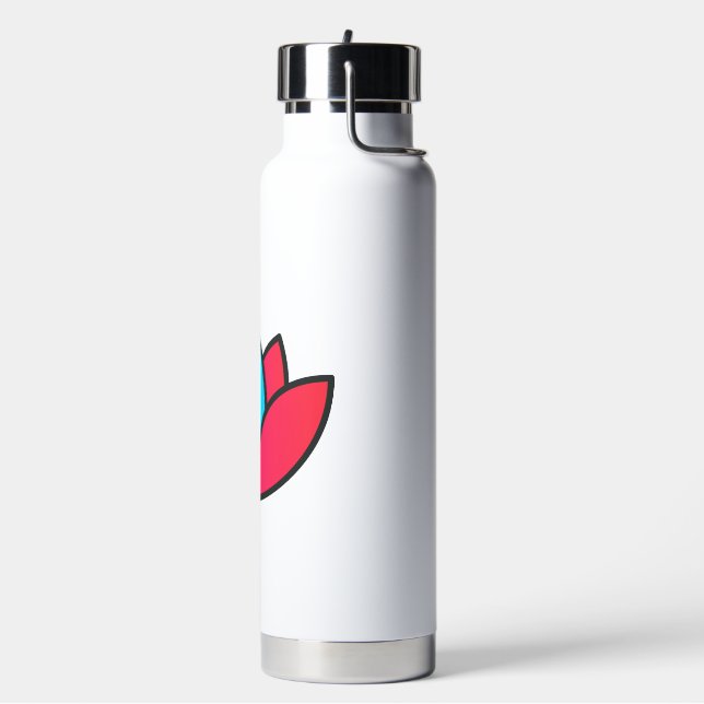 Lotus Meditation Flower Water Bottle (Left)