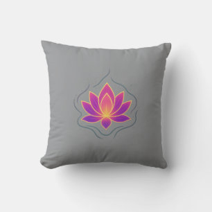 Lotus Meditation Pillow Spiritual Home Decor