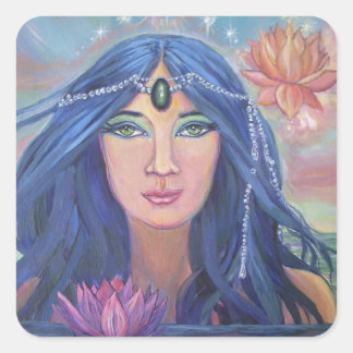 Lotus Mermaid - Stickers By Susan Rodio