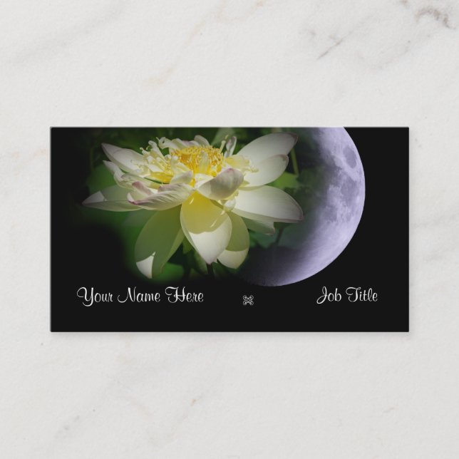 Lotus Moon, Business Card (Front)