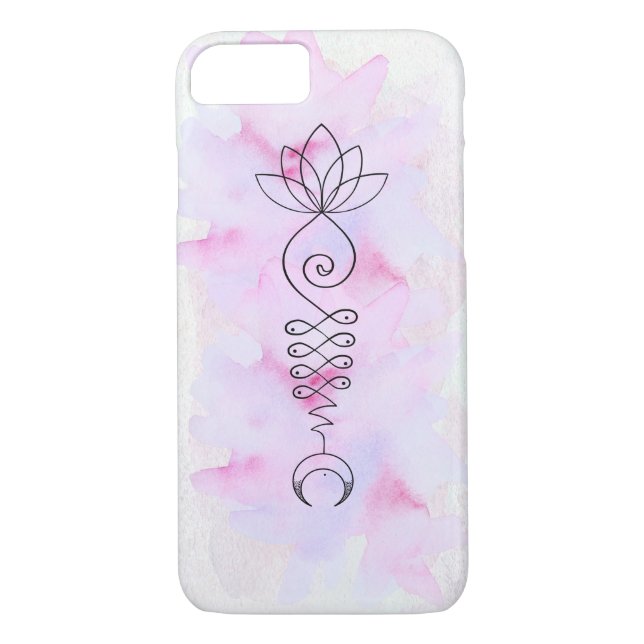 *~* Lotus Moon  Energy Healer  Reik Yoga Case-Mate iPhone Case (Back)