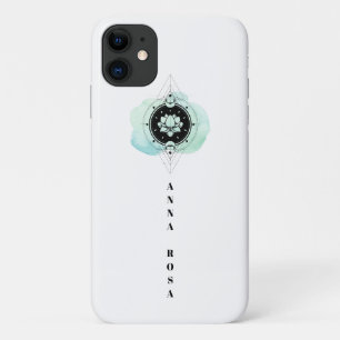*~* Lotus Moon  Stars Sacred Symbol Enlightenment Case-Mate iPhone Case