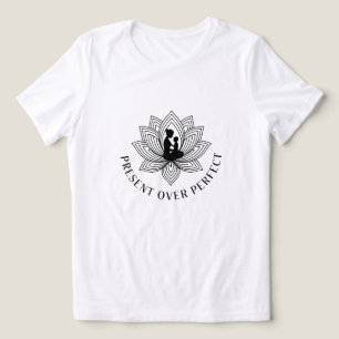 Lotus Mother Child Present Mantra Art Tri-Blend Shirt