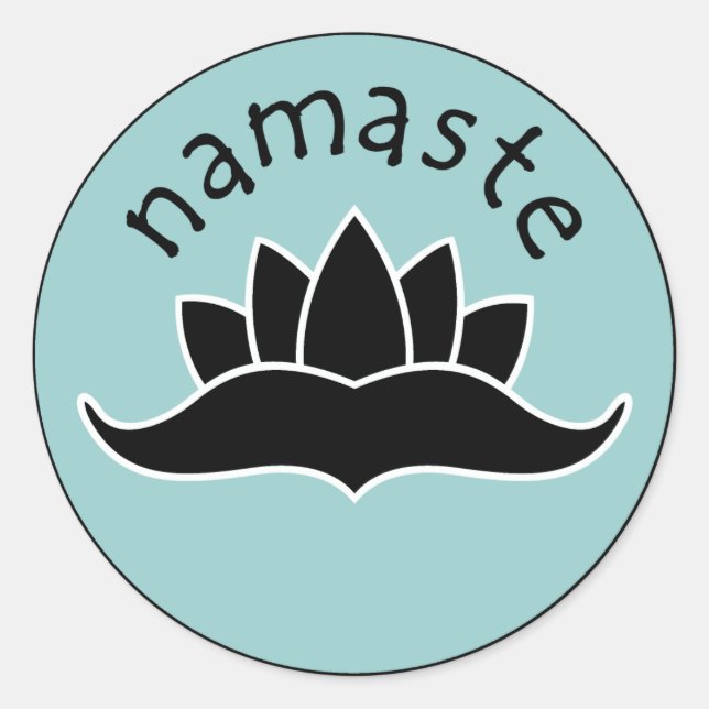 Lotus Namaste Stickers (Front)
