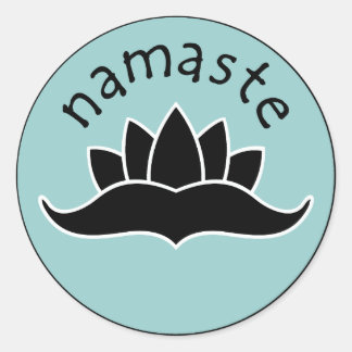 Lotus Namaste Stickers